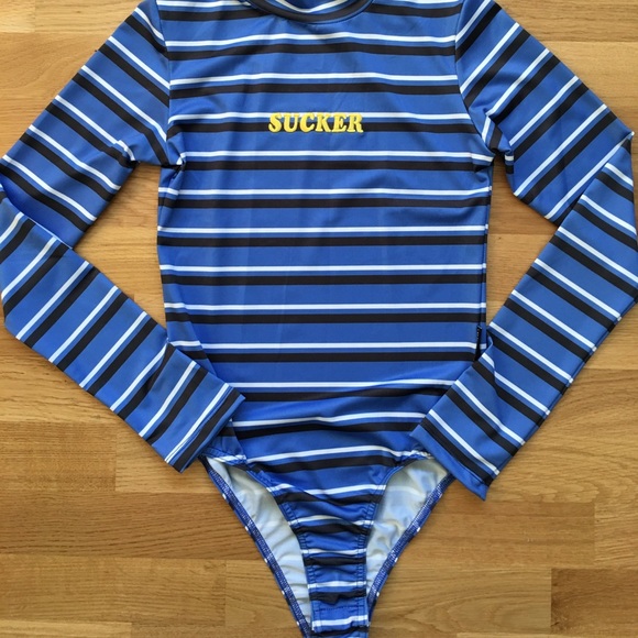 NWT Minga “Sucker” blue bodysuit - Picture 4 of 6